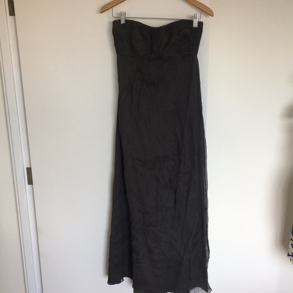 Amsale Strapless Sweetheart Empire gown